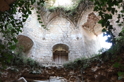 Château de Langoiran - intérieur du donjon